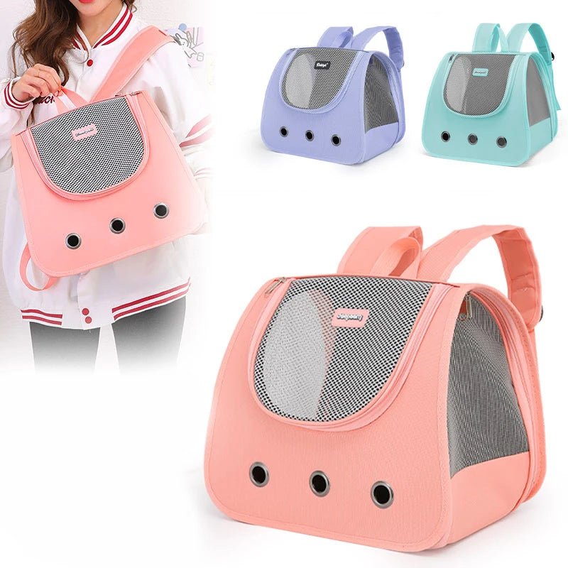 Mochila com Visor Panorâmico para Pets