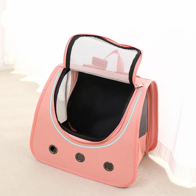 Mochila com Visor Panorâmico para Pets