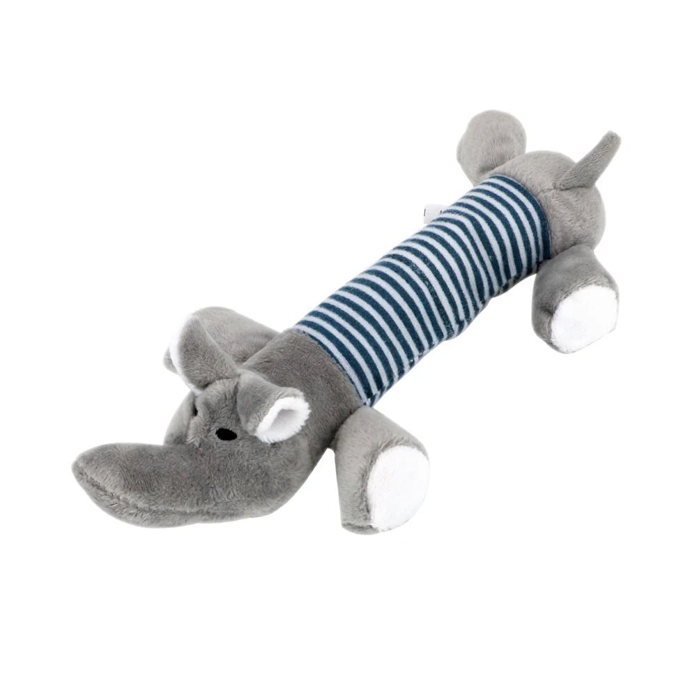 Kit 3 Brinquedos de Pelinho com Apito para Cães