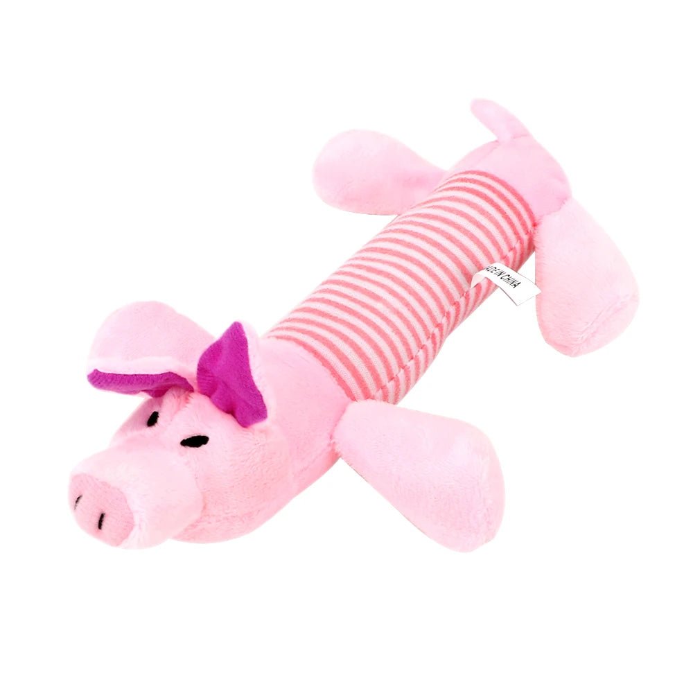 Kit 3 Brinquedos de Pelinho com Apito para Cães