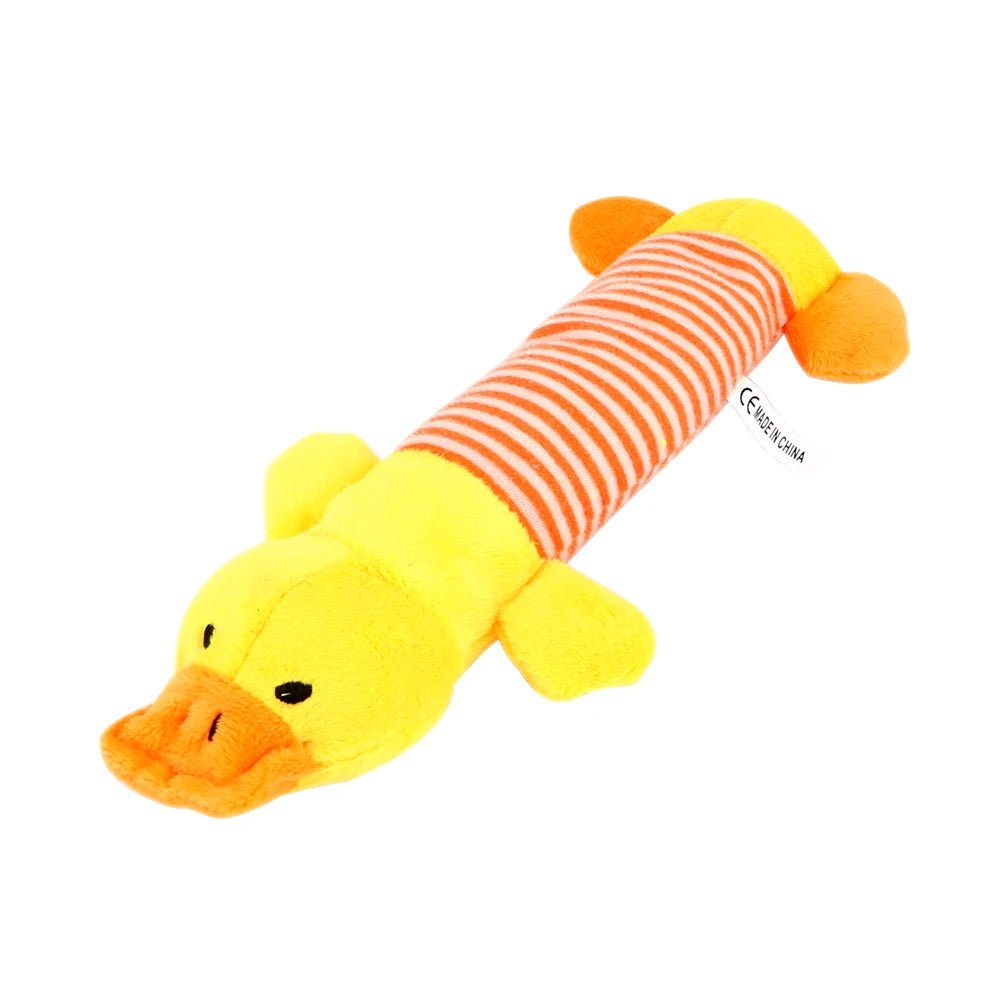 Kit 3 Brinquedos de Pelinho com Apito para Cães
