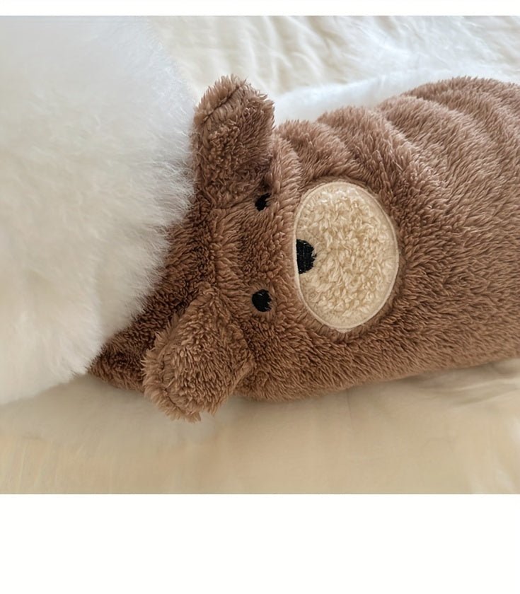 Suéter de pelúcia em formato de urso para cachorro – macio, quente e adoravelmente aconchegante para raças pequenas!