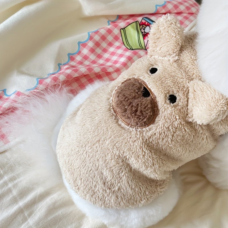 Suéter de pelúcia em formato de urso para cachorro – macio, quente e adoravelmente aconchegante para raças pequenas!