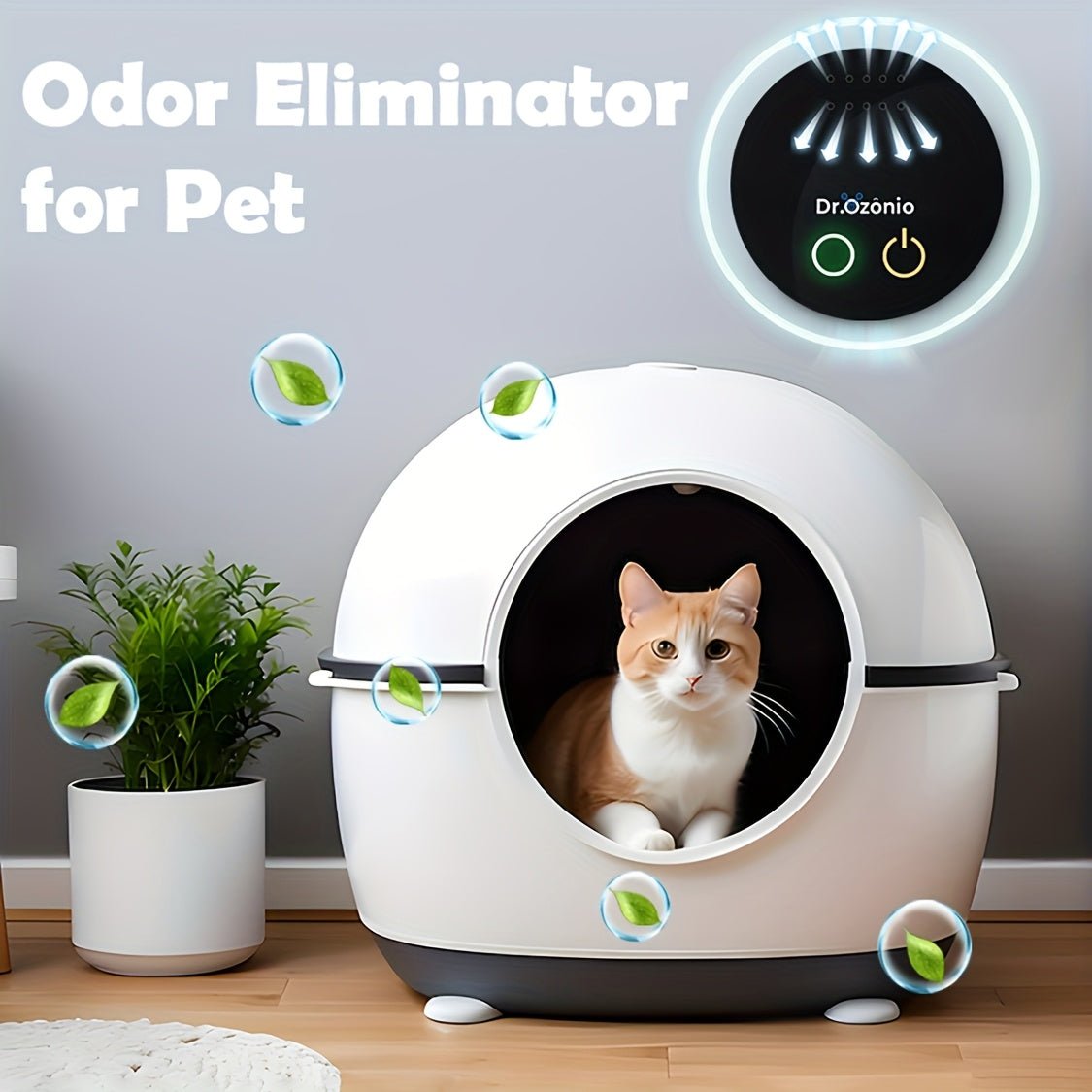 Purificador Eliminador de Odores Portátil para Pet