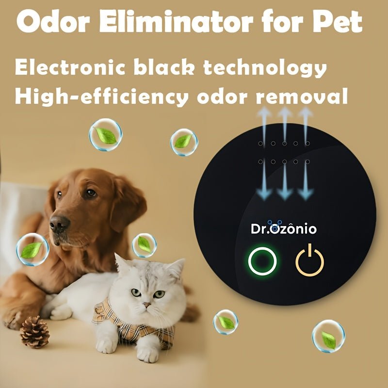 Eliminador de odores de animais de estimação portátil, portátil a bateria!