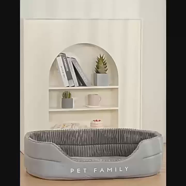 Cama de Pelúcia Premium para Cães – Conforto de Rei
