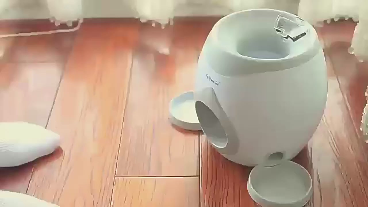 Brinquedo interativo lançador de bolas para cães