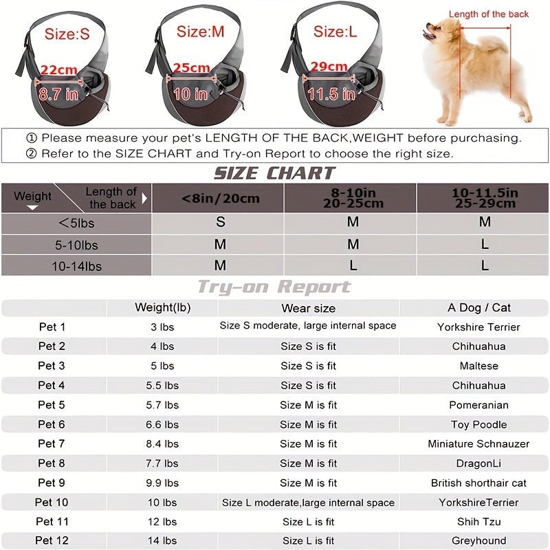 Bolsa Tiracolo para Pets até 4,5kg