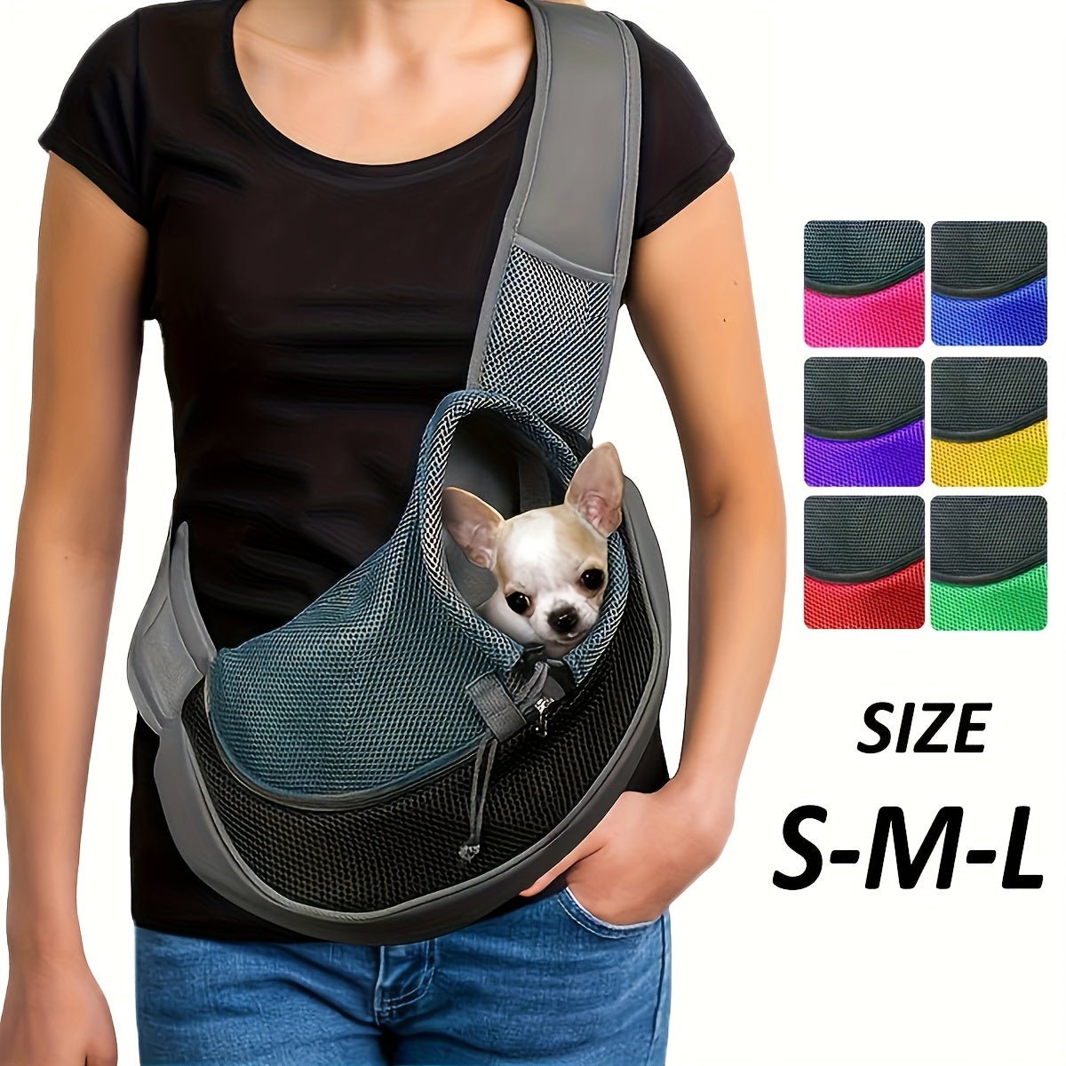 Bolsa Tiracolo para Pets até 4,5kg