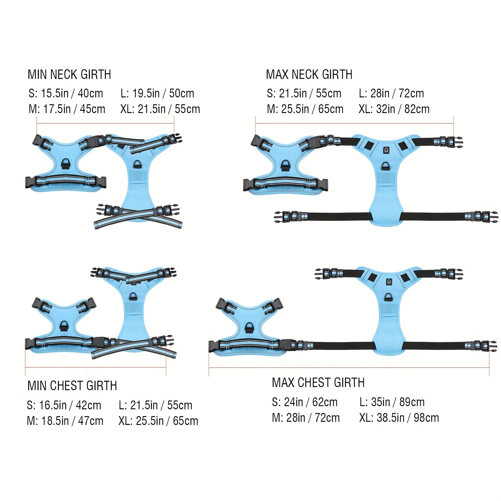 Segurança em primeiro lugar! Peitoral refletivo anti-puxão para cães
