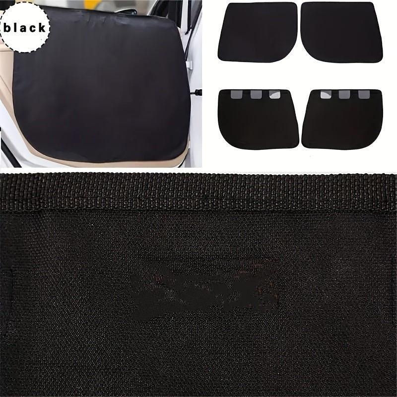 Protetores de porta de carro para cães resistentes a arranhões – fáceis de instalar e prontos para viagens!