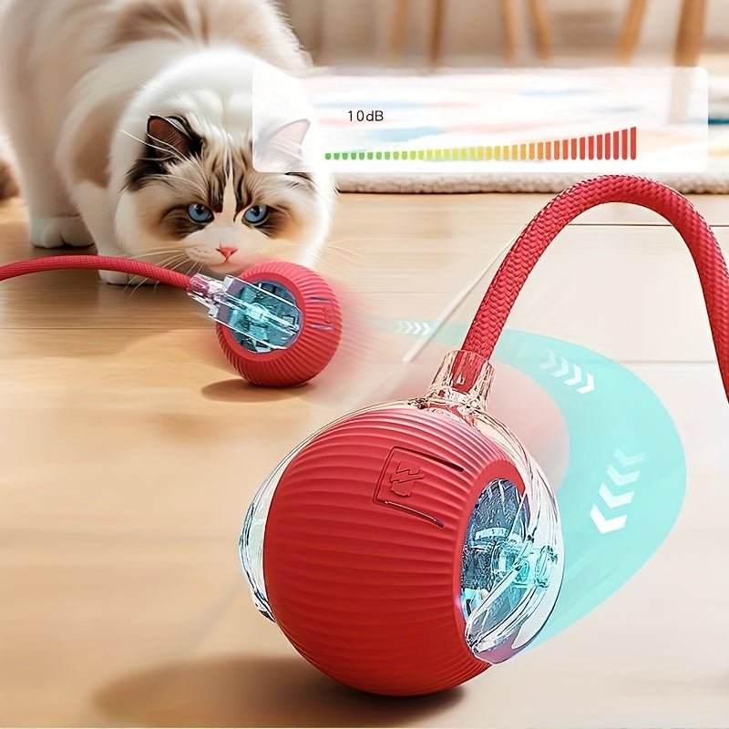 Bolinha LED Automática para Gatos