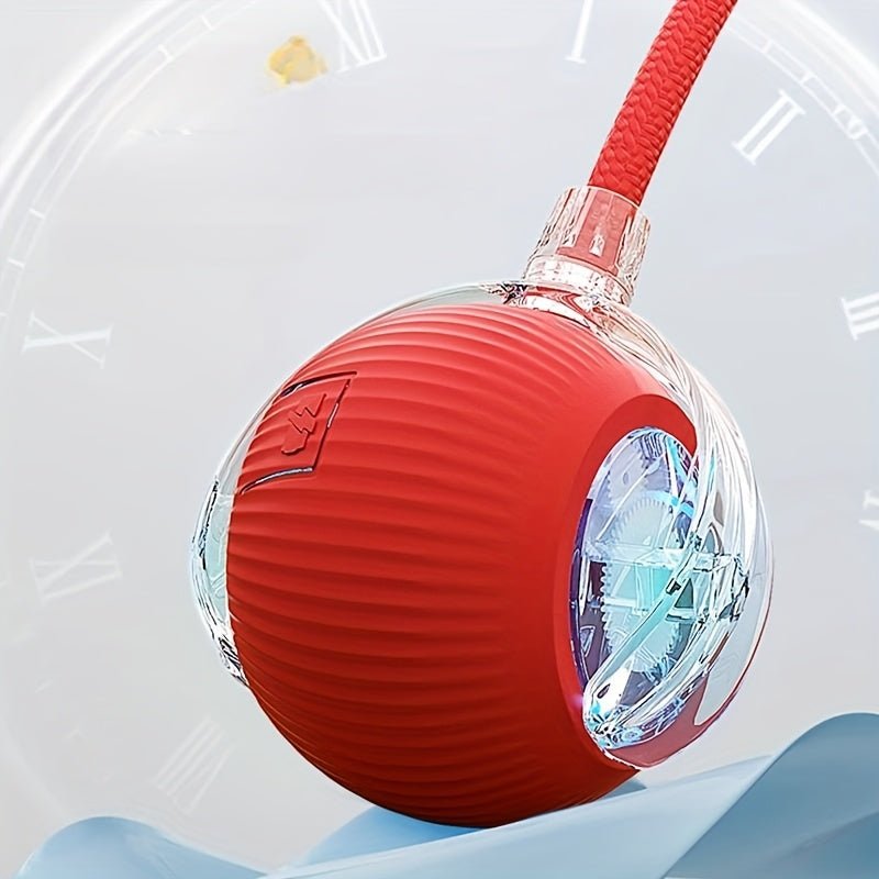 Bola de brinquedo autorolante com luzes LED