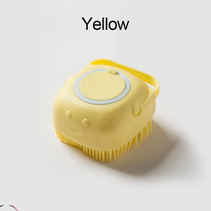 Escova de Silicone para Banho de Cachorro e Gato