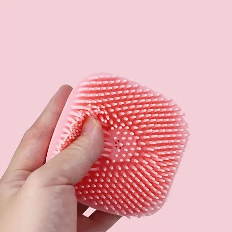 Escova de Silicone para Banho de Cachorro e Gato