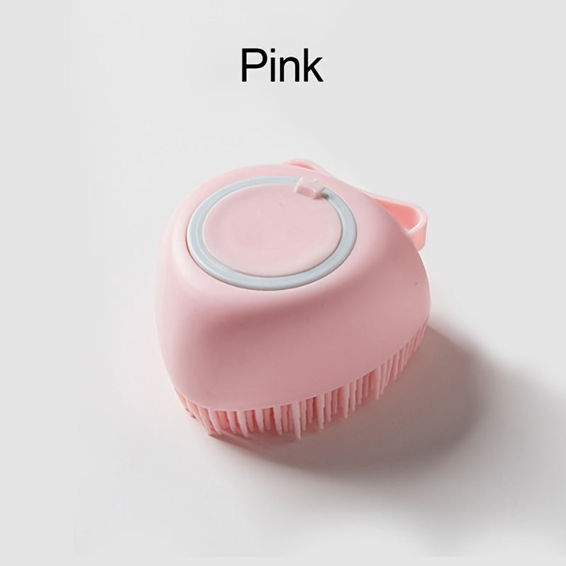 Escova de Silicone para Banho de Cachorro e Gato