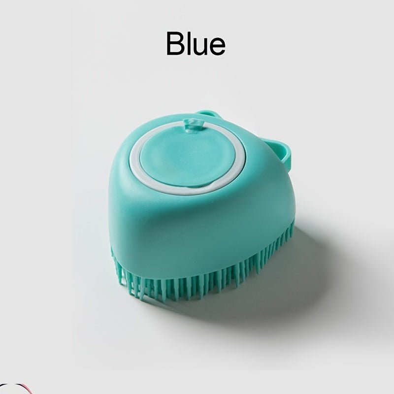 Escova de Silicone para Banho de Cachorro e Gato