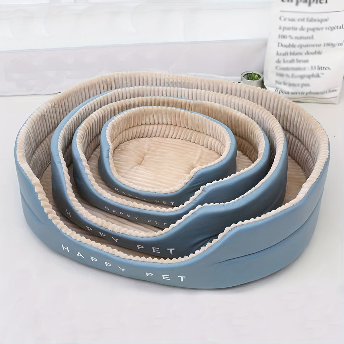 Cama de Pelúcia Premium para Cães – Conforto de Rei