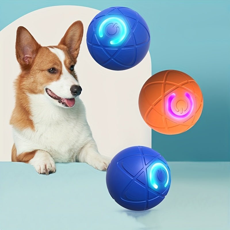 Bola de brinquedo para cães Smart Motion – movimento automático, recarregável via USB e divertida para raças pequenas!