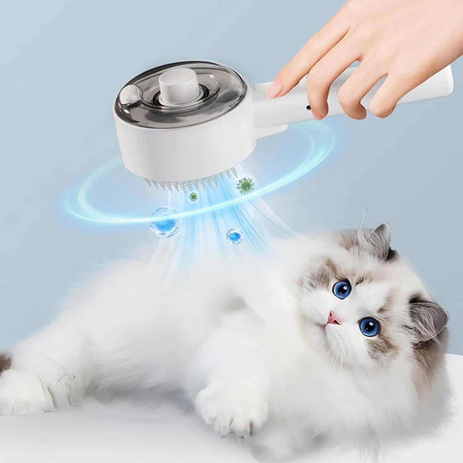 Escova de vapor sofisticada para seus amados Petz