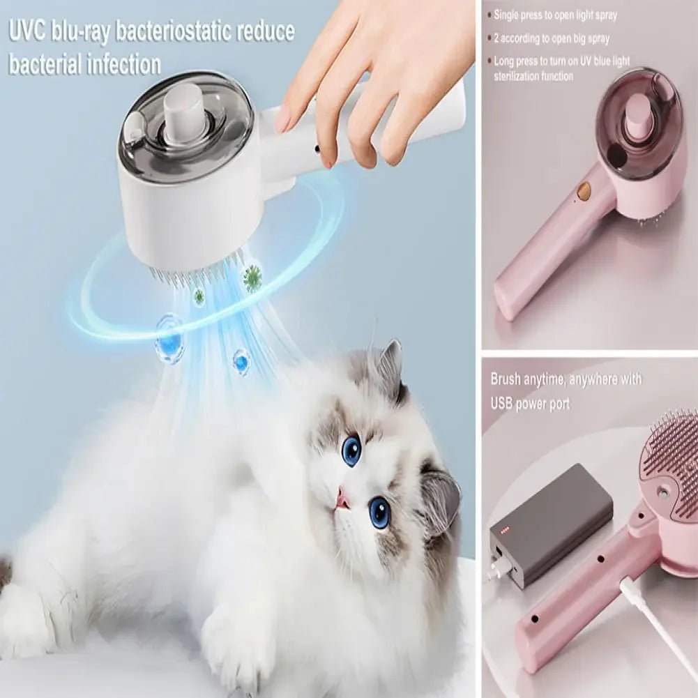 Escova a Vapor Sofisticada para o Seu Pet