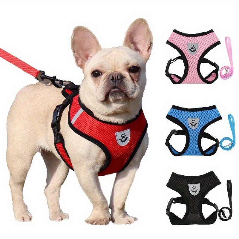 Peitoral com Guia para Cães de Pequeno e Médio Porte