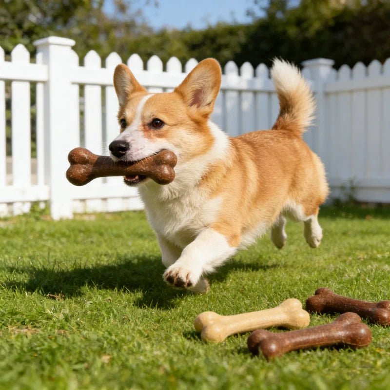 Osso Mastigável Super Resistente para Cães – Limpa os Dentes, Natural, Atóxico e Quase Indestrutível