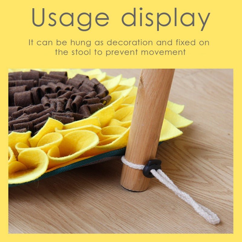 Tapete de Farejamento para Cães – Alimentação Lenta, Estímulo Mental e Redução de Ansiedade | 38cm