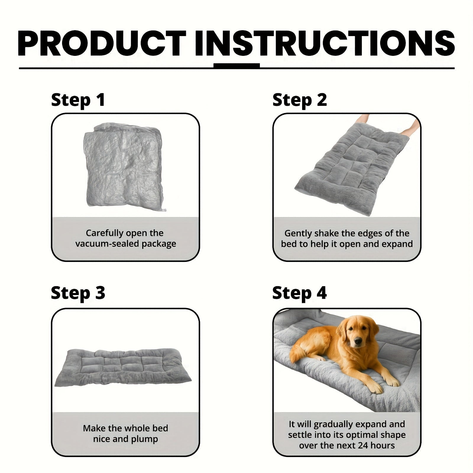 Cama para cães ultra macia – antiderrapante, elegante e aconchegante para pequenos animais de estimação