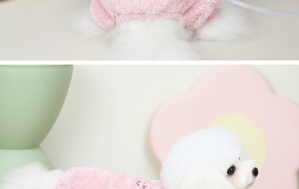 Suéter de lã para petz – macio, quente e pronto para coleira para cães e gatos pequenos