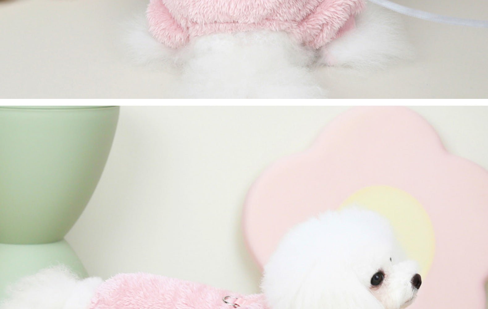 Suéter de lã para petz – macio, quente e pronto para coleira para cães e gatos pequenos