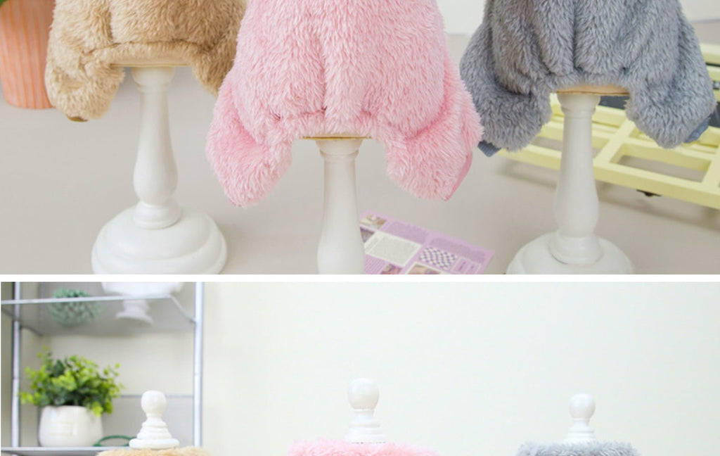 Suéter de lã para petz – macio, quente e pronto para coleira para cães e gatos pequenos